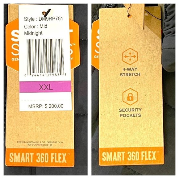 Dockers Men's The Liam Smart 360 Flex Jacket Size XXL Quilted‎ Hooded Puffer NWT - Picture 2 of 12